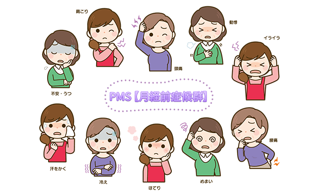 PMS【月経前症候群】