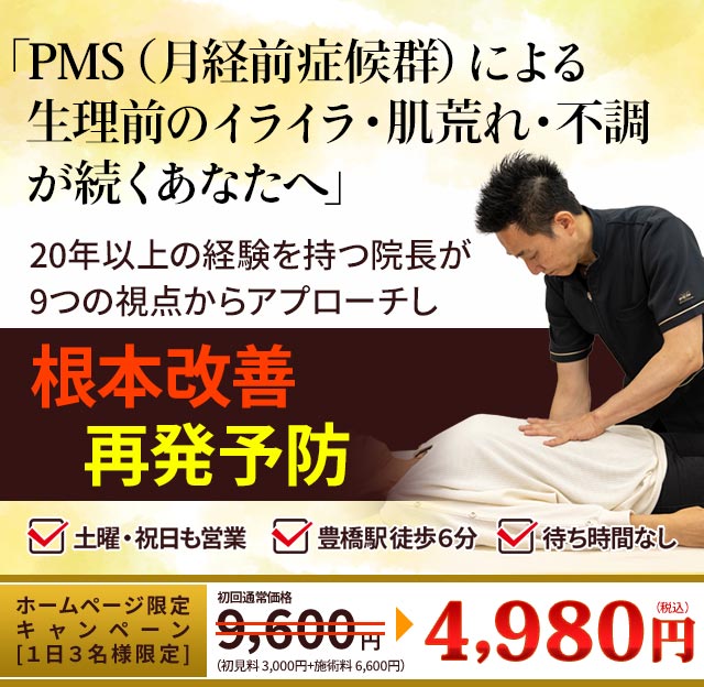 PMS【月経前症候群】